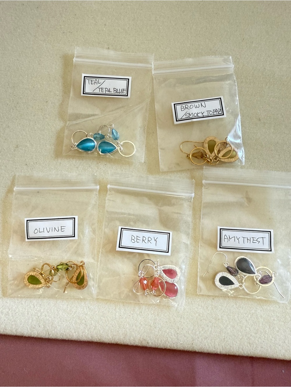 Lot of 5  Drop Earrings - Women Jewelry